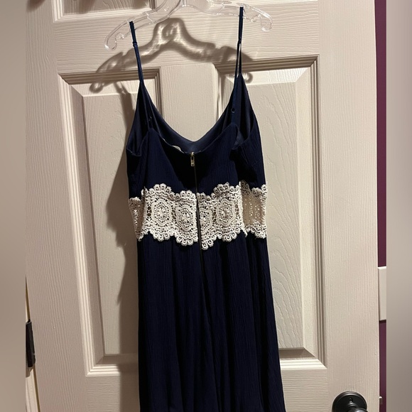 Altard State Navy Romper with lace detailing - Picture 3 of 5